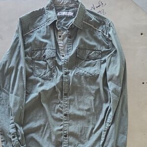 BKE Green Tailored Fit Shirt